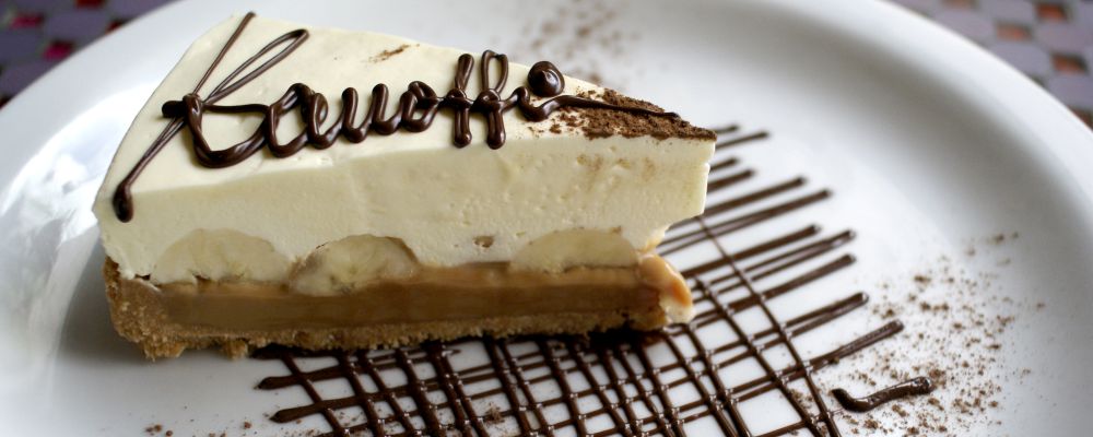 Torta banoffi é o carro-chefe da Bella Banoffi. Foto: Marco André Lima/Gazeta do Povo.