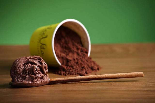 Sorvete de cacau vegano da Dolce Vita. Foto: divulgação Sorvete de cacau vegano da Dolce Vita. Foto: divulgação