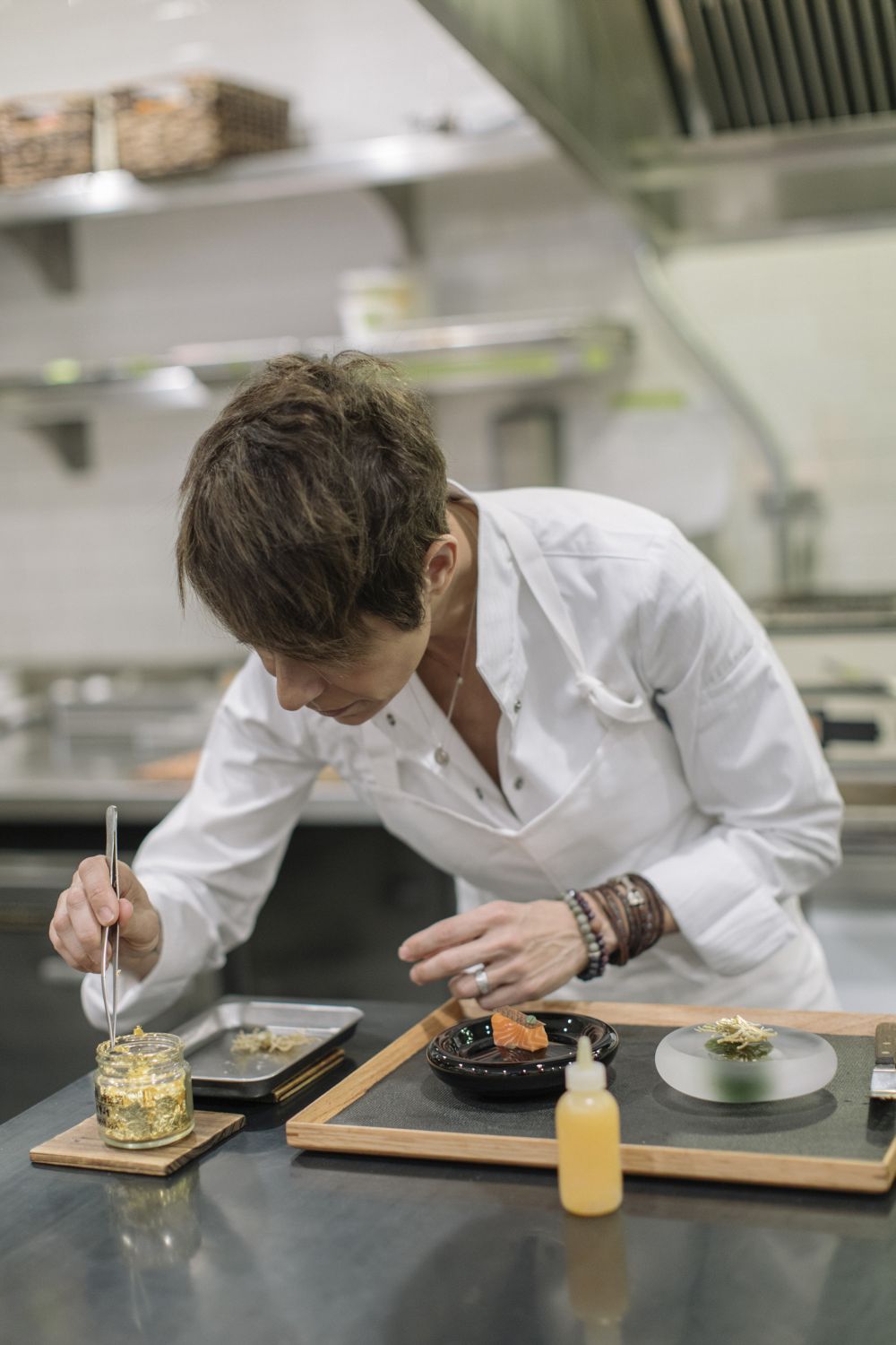 Dominique Crenn é considerada uma das chefs mais influentes do mundo. Foto: Matt Edge/The New York Times Dominique Crenn é considerada uma das chefs mais influentes do mundo. Foto: Matt Edge/The New York Times