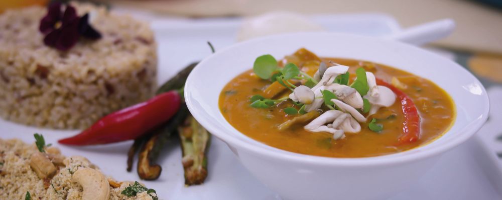 Bobó de cogumelos do Mahatma Gourmet. Foto: divulgação