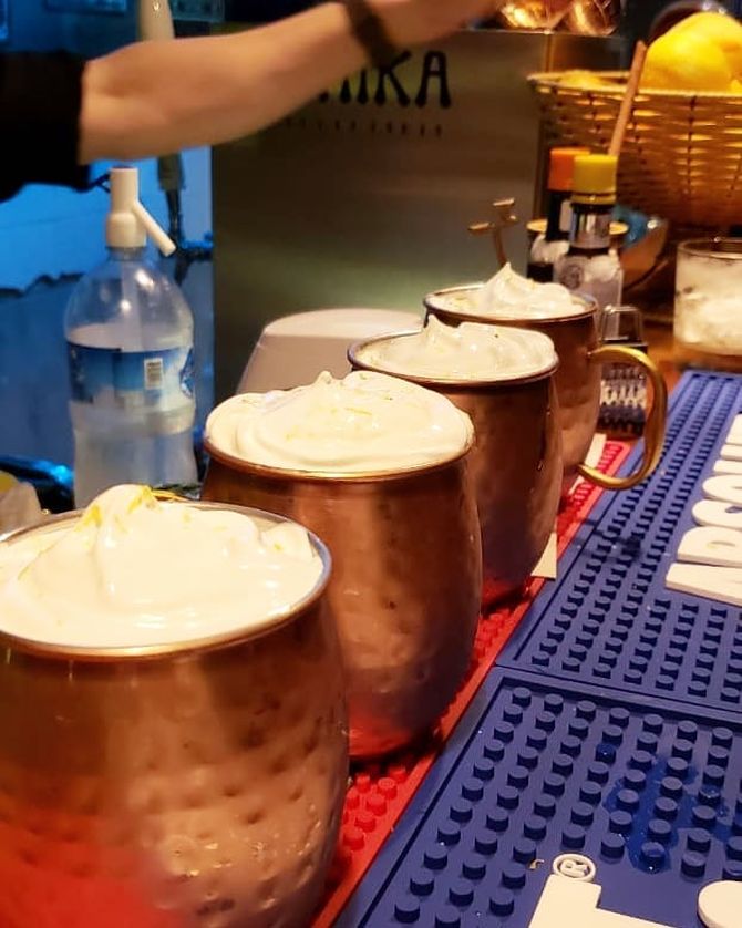 Moscow mule do Afonso Burger Bar. Foto: divulgação Moscow mule do Afonso Burger Bar. Foto: divulgação