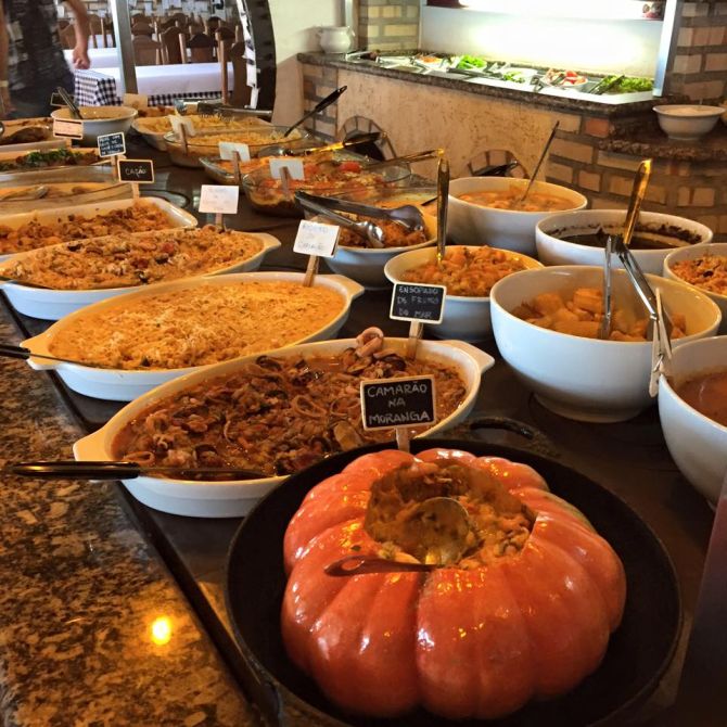 Buffet. Foto: Aline Torres Buffet. Foto: Aline Torres