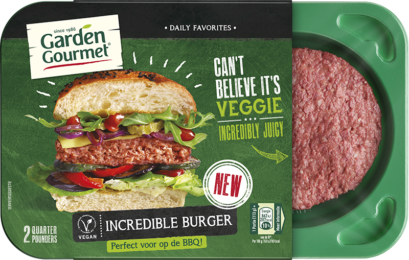 A Nestlé também afirma que o hambúrguer é semelhante ao preparado com proteína animal. Foto: Garden Gourmet/divulgação. A Nestlé também afirma que o hambúrguer é semelhante ao preparado com proteína animal. Foto: Garden Gourmet/divulgação.