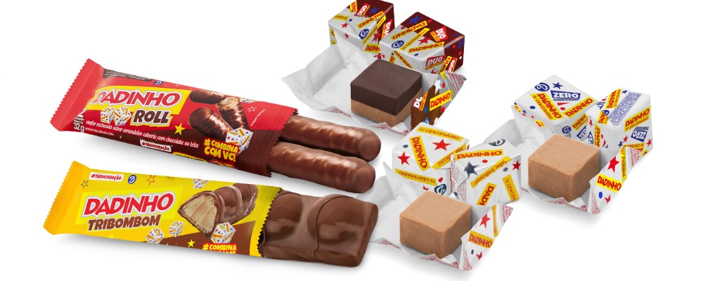 Dadinho lança versões com chocolate e zero açúcar Dadinho lança versões com chocolate e zero açúcar