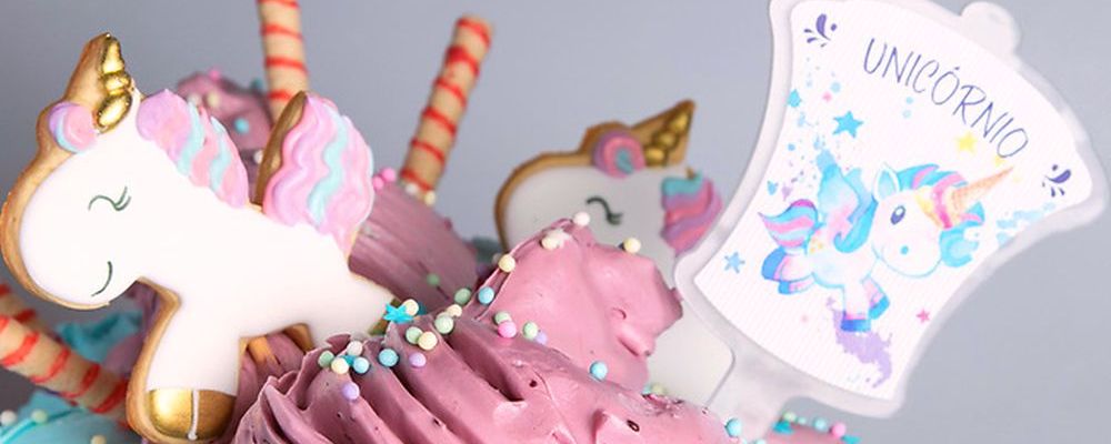 Sorvete unicórnio. Foto:  Comodo Riguardare/divulgação Fispal.
