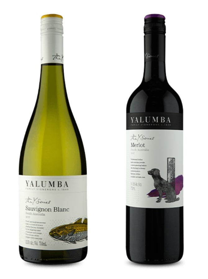 Os rótulos veganos da Yalumba, Austrália, custam cerca de R$ 85. Foto: Divulgação / Wine Os rótulos veganos da Yalumba, Austrália, custam cerca de R$ 85. Foto: Divulgação / Wine