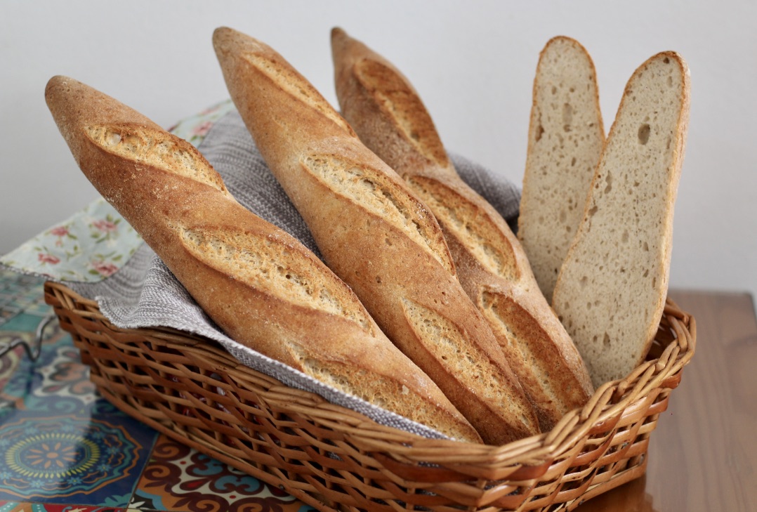 Baguete sem glúten, receita de Carla Serrano. Foto: Divulgação Baguete sem glúten, receita de Carla Serrano. Foto: Divulgação