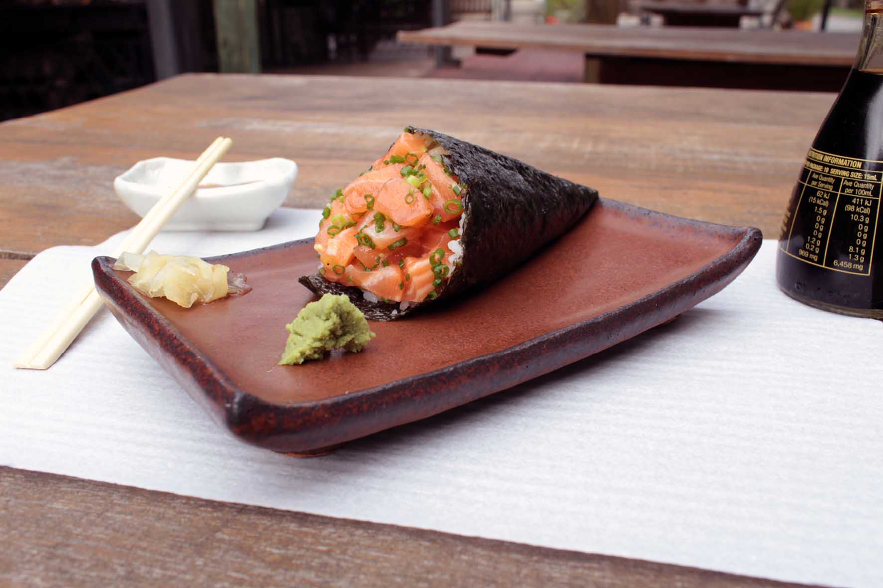 Aula-show de Temaki na Mercadoteca acontece nesta quarta-feira. O evento é gratuito. Foto: divulgação. Aula-show de Temaki na Mercadoteca acontece nesta quarta-feira. O evento é gratuito. Foto: divulgação.
