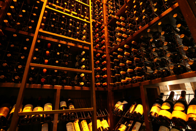 Adega da Barolo Trattoria. Foto: Divulgação. Adega da Barolo Trattoria. Foto: Divulgação.