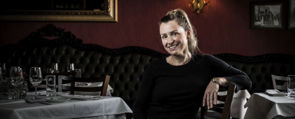 Fanie Delatte, restauratrice do L'Épicerie. Foto: Letícia Akemi/Gazeta do Povo.