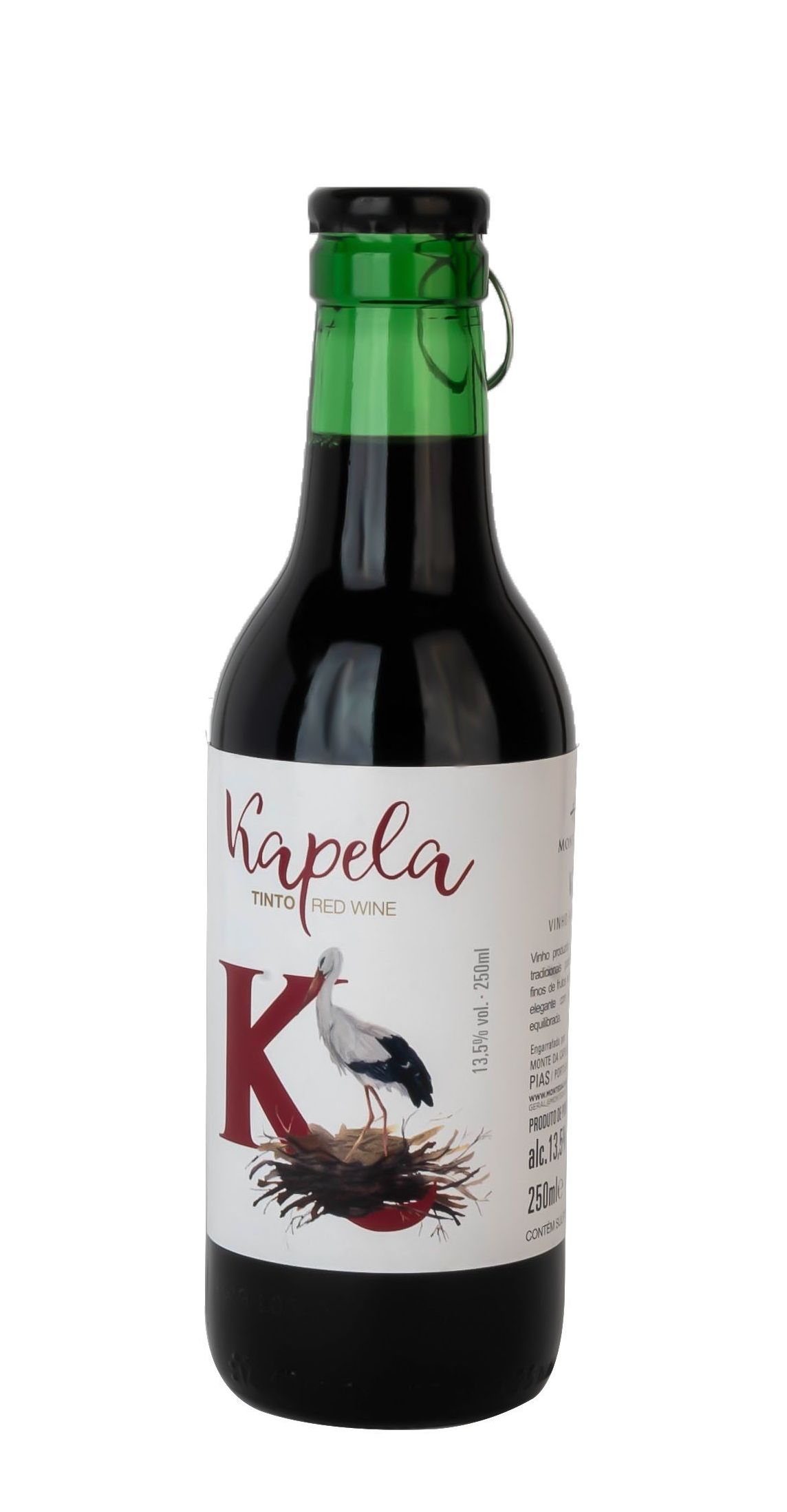 Vinho português com tampa destacável. Foto: Divulgação Vinho português com tampa destacável. Foto: Divulgação