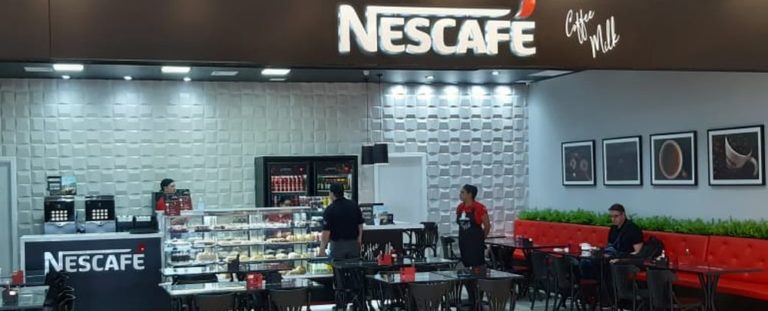 Cafeteria Nescafé no aeroporto de Florianópolis. Foto: divulgação.