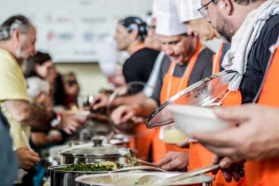 Risoto Solidário. Foto: Divulgação Risoto Solidário. Foto: Divulgação