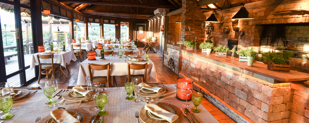 Restaurante Alma RS, que fica no Hotel Parador de Cambará do Sul. Foto: Divulgação. 