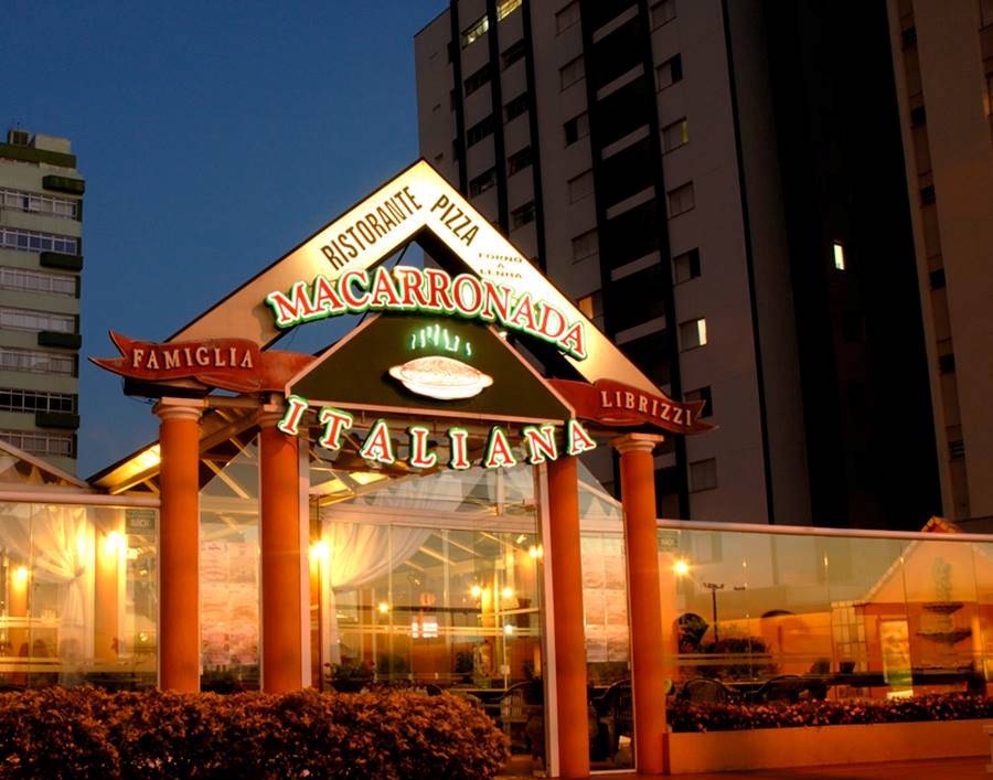 Fachada da Macarronada Italiana na Beira-Mar Norte, em Florianópolis. Foto: Divulgação Fachada da Macarronada Italiana na Beira-Mar Norte, em Florianópolis. Foto: Divulgação
