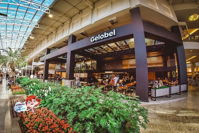 O Gelobel do Shopping Estação é o sétimo endereço da marca e o primeiro fora de Londrina, cidade do Norte do Paraná. Foto: Divulgação O Gelobel do Shopping Estação é o sétimo endereço da marca e o primeiro fora de Londrina, cidade do Norte do Paraná. Foto: Divulgação