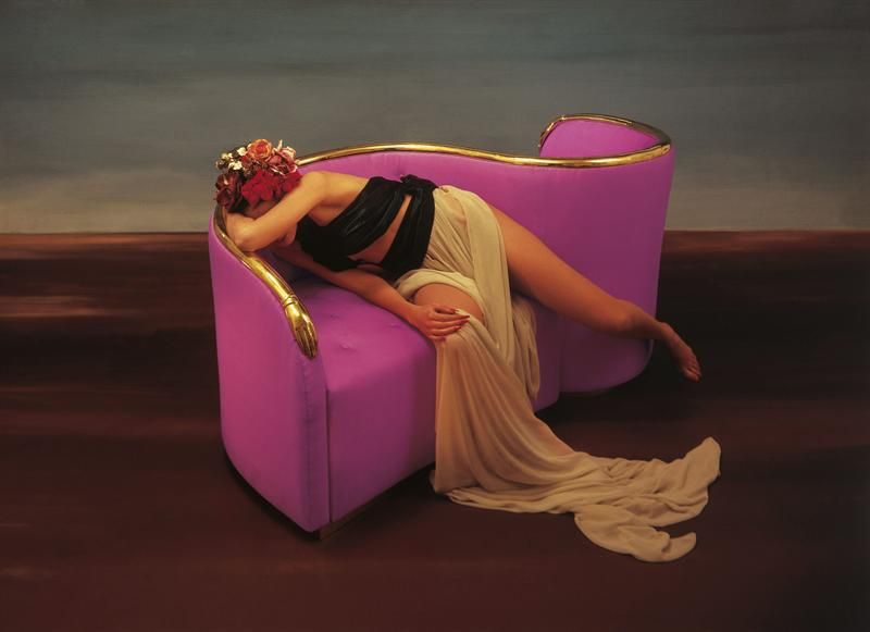 Sofá de curvas, criação do pintor surrealista Salvador Dalí