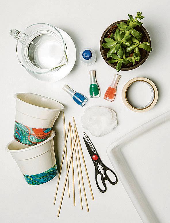 Materiais para pintura. Foto: Letícia Akemi / Gazeta do Povo Materiais para pintura. Foto: Letícia Akemi / Gazeta do Povo