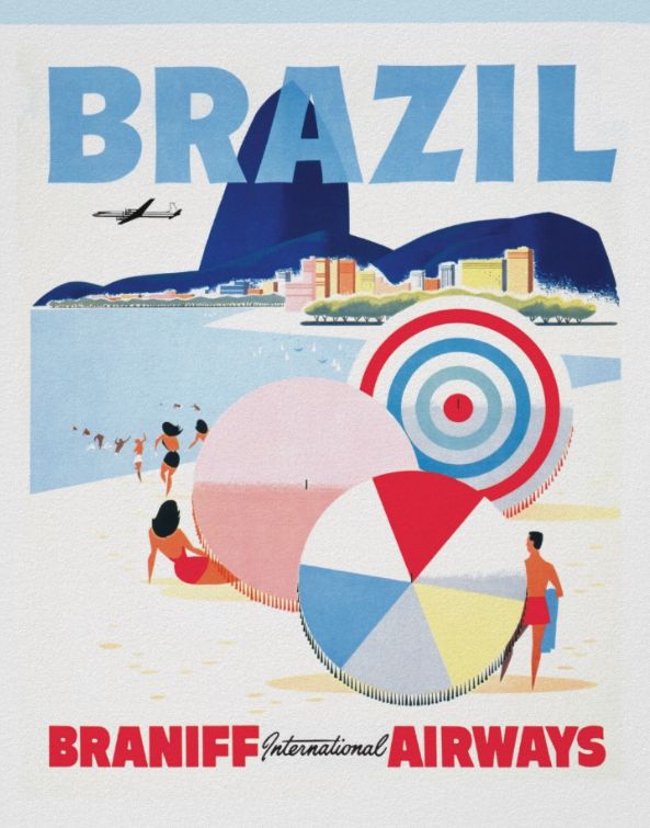 Pôster Braniff Brasil com arte criada por jvorzimmer. R$ 25,85, na Zazzle Pôster Braniff Brasil com arte criada por jvorzimmer. R$ 25,85, na Zazzle