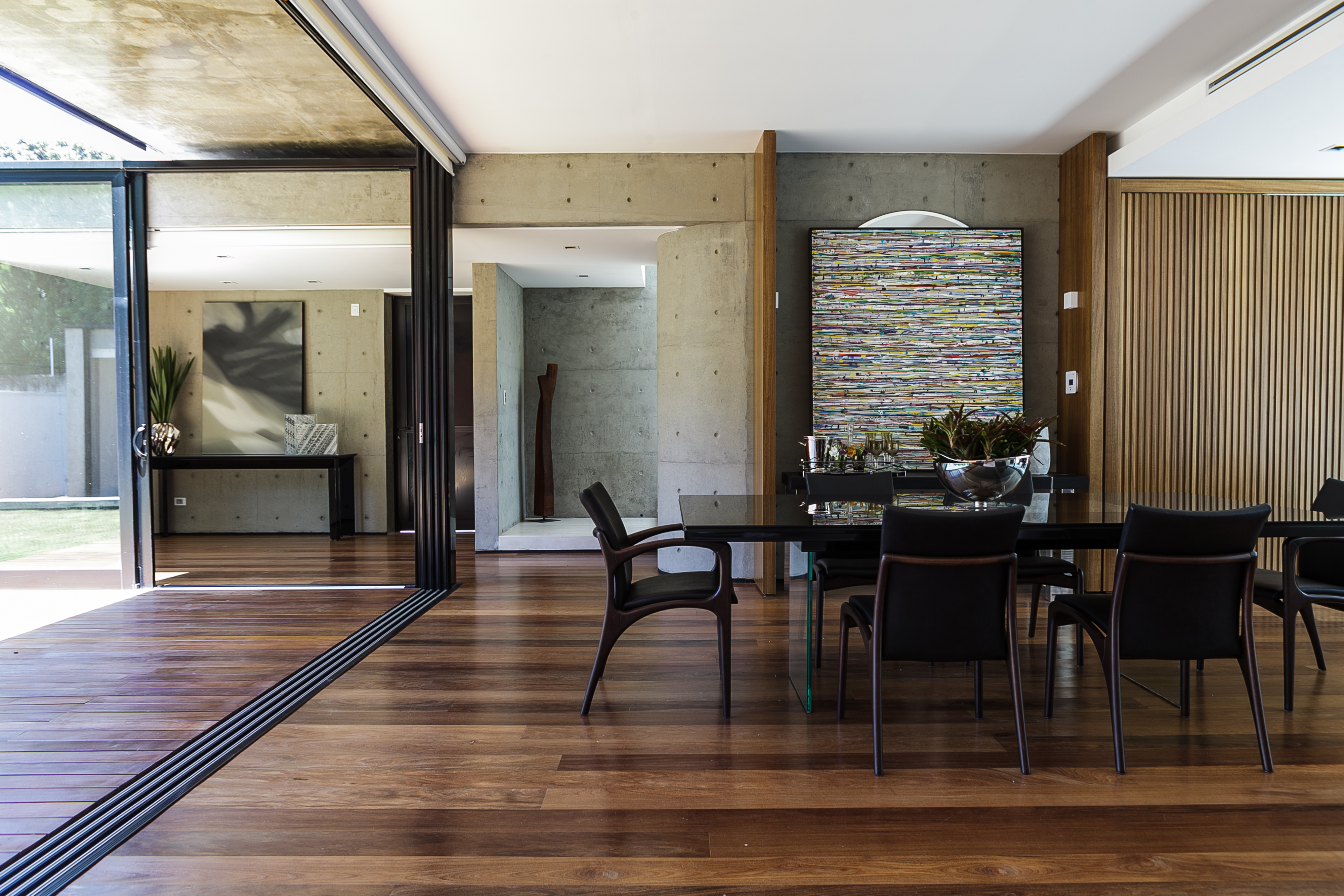 Inspiração do dia: sala de jantar com sobriedade industrial Inspiração do dia: sala de jantar com sobriedade industrial