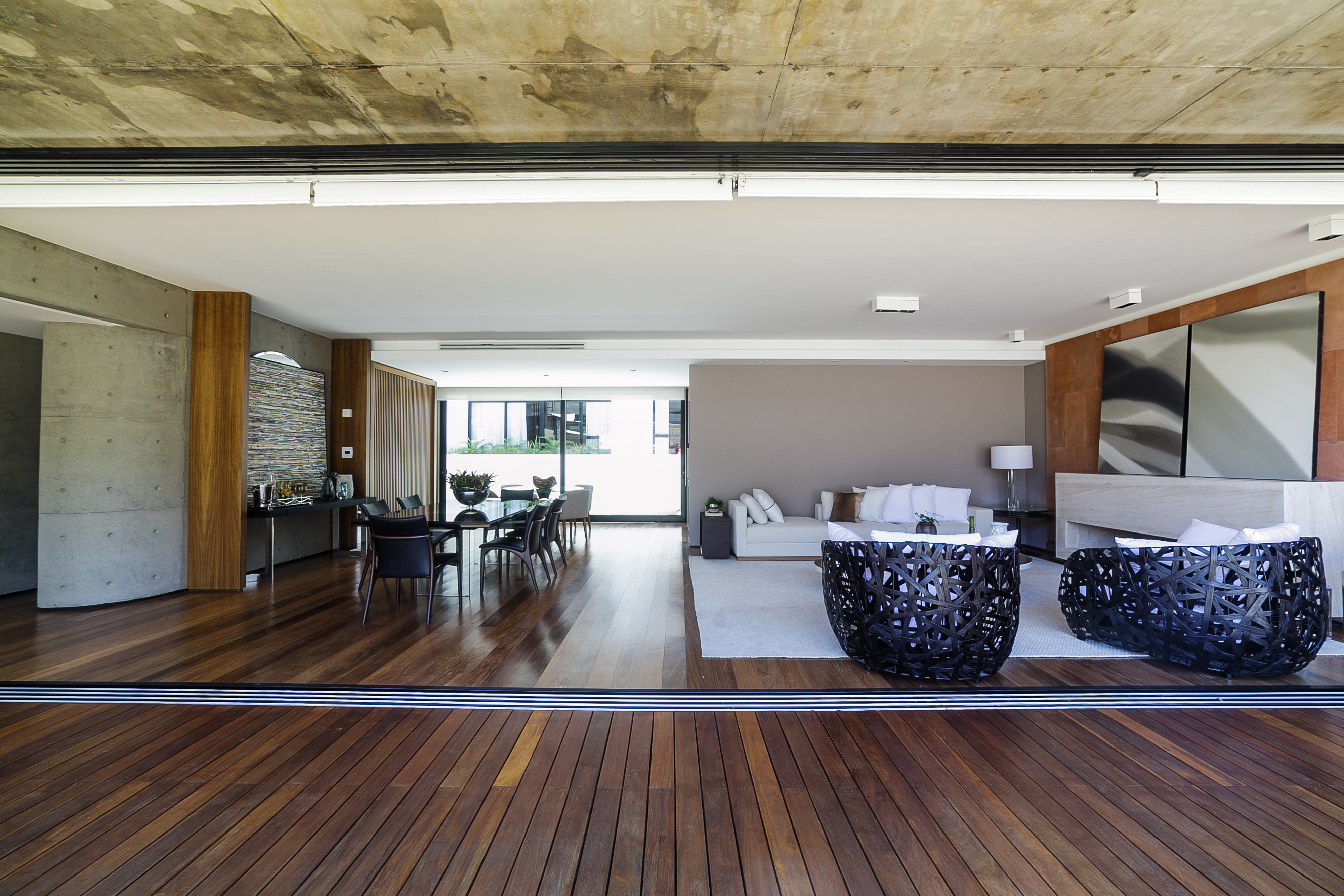 Inspiração do dia: sala de jantar com sobriedade industrial Inspiração do dia: sala de jantar com sobriedade industrial