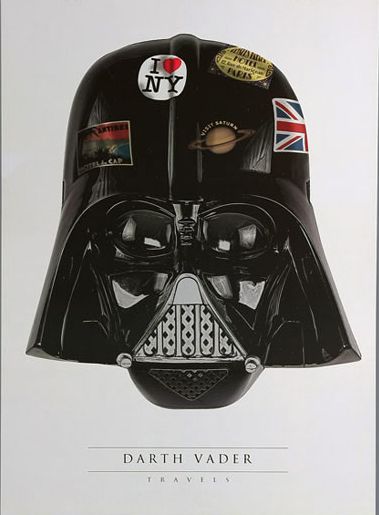 Darth Vader Travels, uma brincadeira com o grande vilão de Star Wars. R$ 19,90 na Chico Rei Darth Vader Travels, uma brincadeira com o grande vilão de Star Wars. R$ 19,90 na Chico Rei