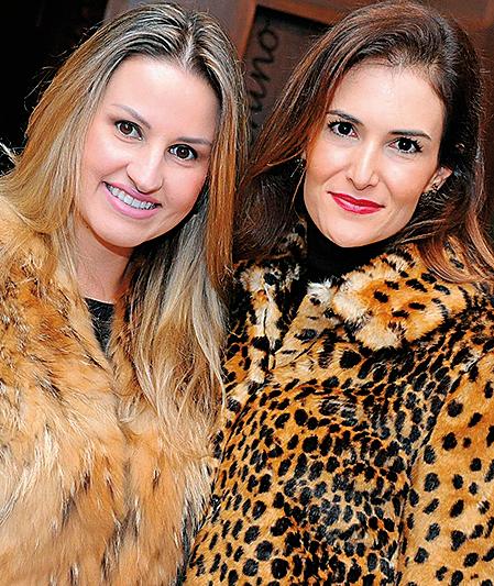 A arquiteta Samara Barbosa e Fernanda Baggio Saez, marketing do grupo Indusparquet. Fotos: Raquel Lima/Divulgação
