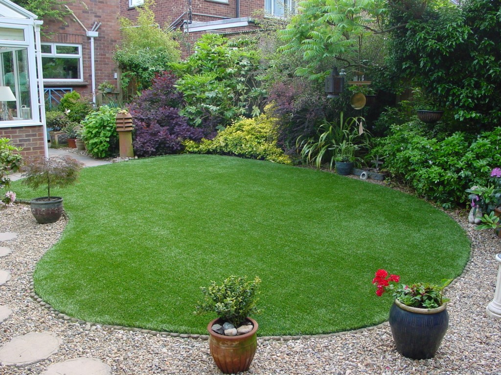 Jardim com grama japonesa.
Foto: Granoto / Divulgação.