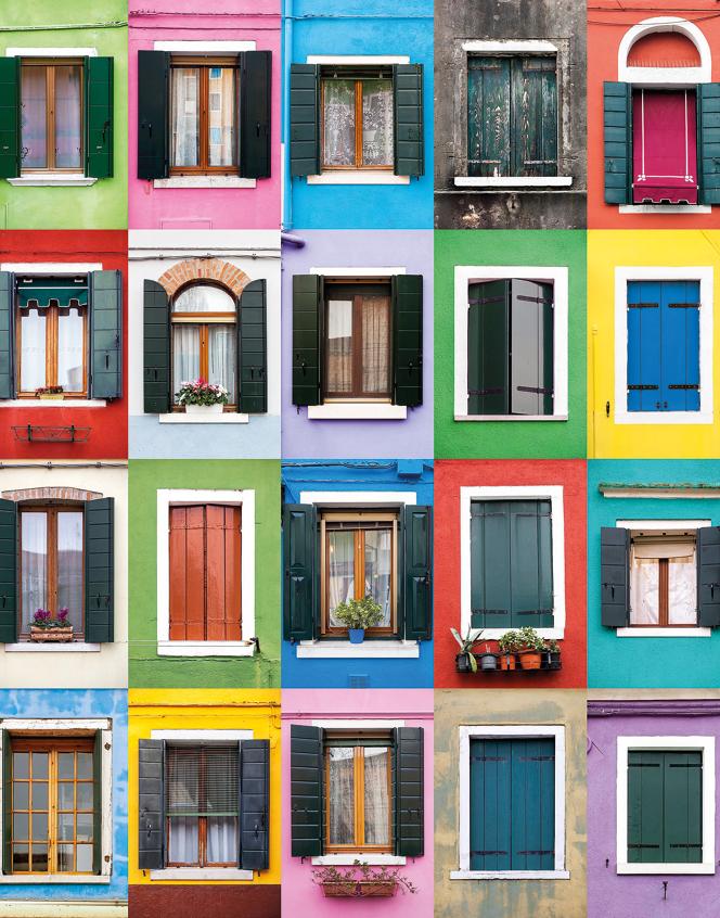 Janelas da ilha de Burano, em Veneza. Fotos: André Vicente Gonçalves / Divulgação