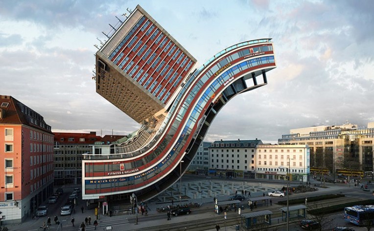 Edifício de Munique, na Alemanha, adquire novas formas. Fotos: Víctor Enrich/Divulgação