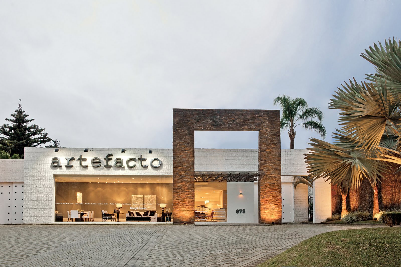 Fachada da loja Artefacto em Curitiba.
Fotos: Divulgação 