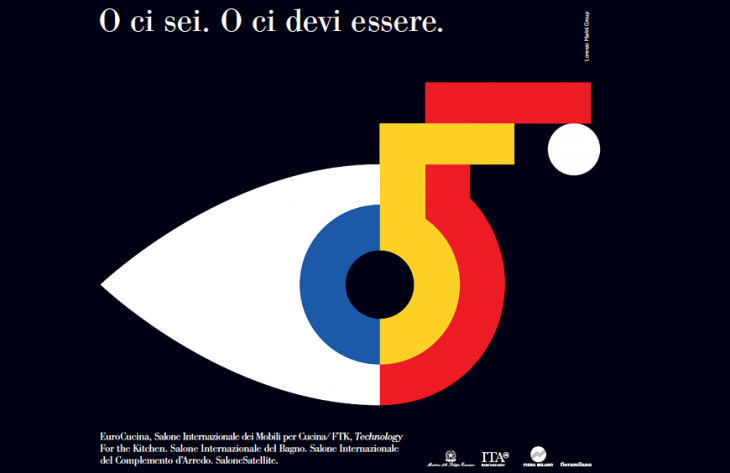 Nova identidade visual do Salão Internacional de Móveis de Milão. Foto: iSalone/Divulgação.