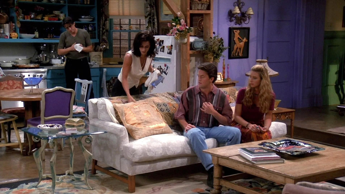 Apartamento de Monica Geller, da série Friends. Foto: reprodução. Apartamento de Monica Geller, da série Friends. Foto: reprodução.