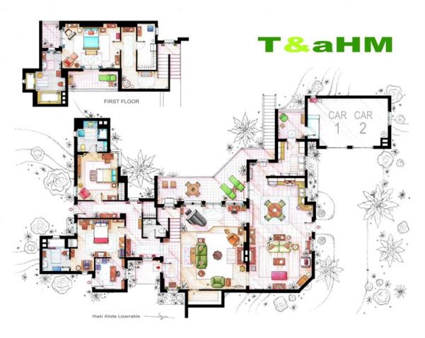 Conheça os projetos arquitetônicos das casas dos seriados de tevê Conheça os projetos arquitetônicos das casas dos seriados de tevê