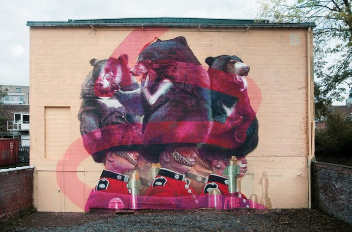 Arte de rua assinada por Telmo Miel, da Nova Zelândia. Fotos: graffart.eu.