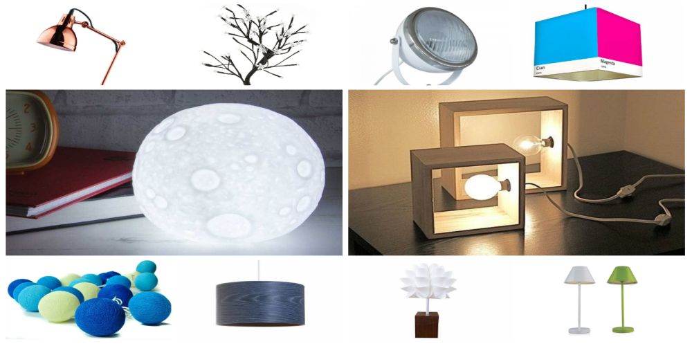 Tratando-se de luminárias, dá pra apostar em um design interessante sem estourar o orçamento! Fotos: Divulgação.