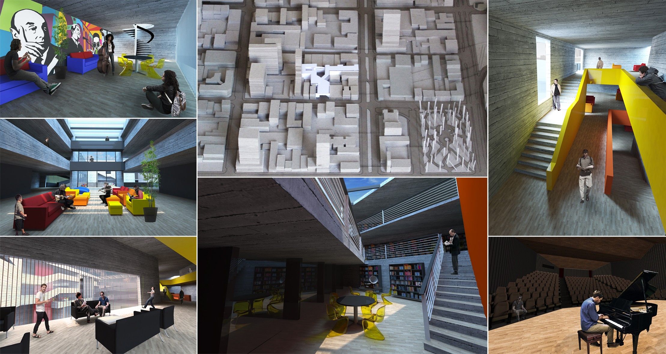 Área interna do conservatório projetado para o Centro de Curitiba.
Imagem: Divulgação Área interna do conservatório projetado para o Centro de Curitiba.
Imagem: Divulgação