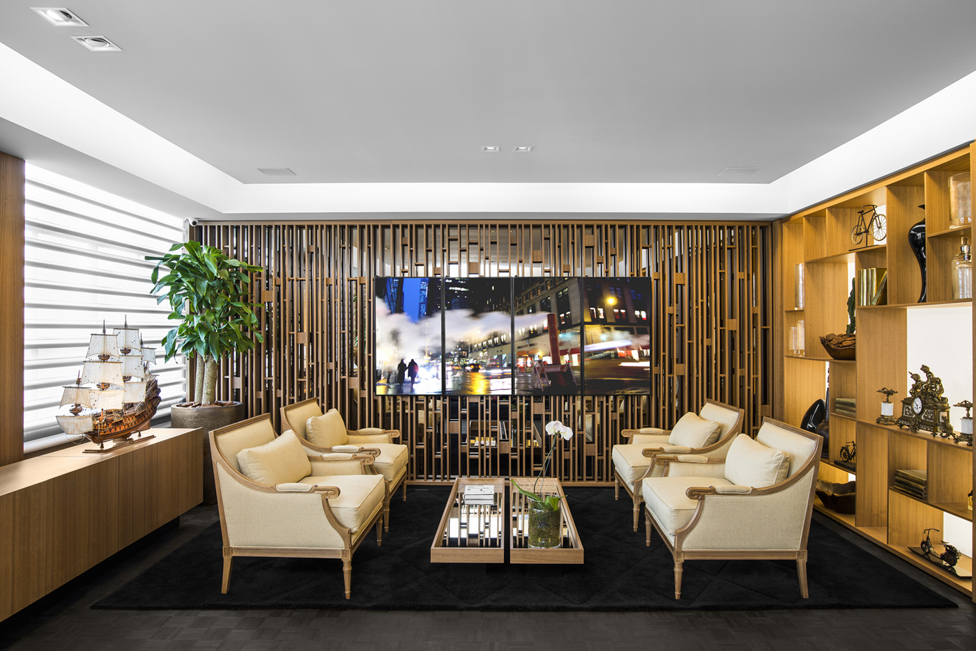 Sala da presidência, ambiente de Sumara Bottazzari. Foto: Daniel Katz