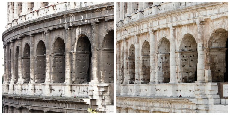 Veja o 'antes' e 'depois' de um dos monumentos mais simbólicos da capital italiana (Foto: divulgação site Tod's)