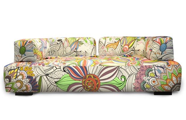 Sofá para colorir é novidade da marca de móveis Bell'Arte