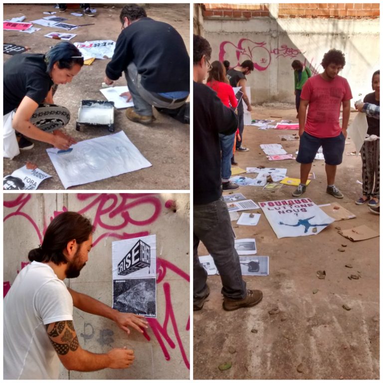 Arte em forma de lambes ocupa espaço cultural abandonado no CIC