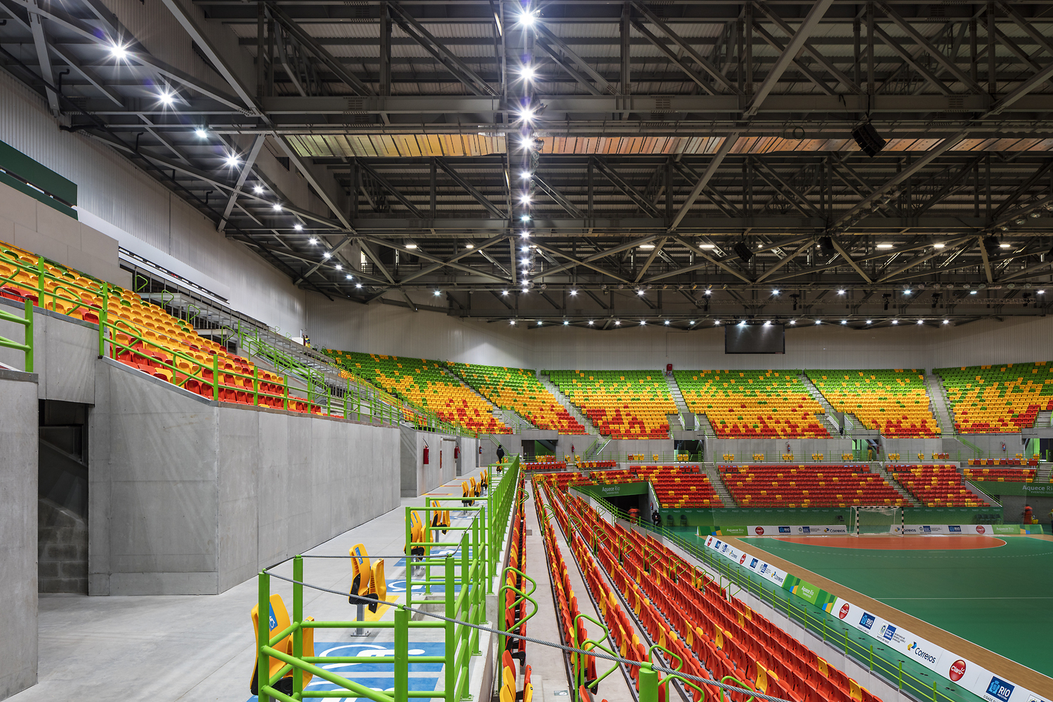 Arena olímpica de handebol será convertida em escolas Arena olímpica de handebol será convertida em escolas