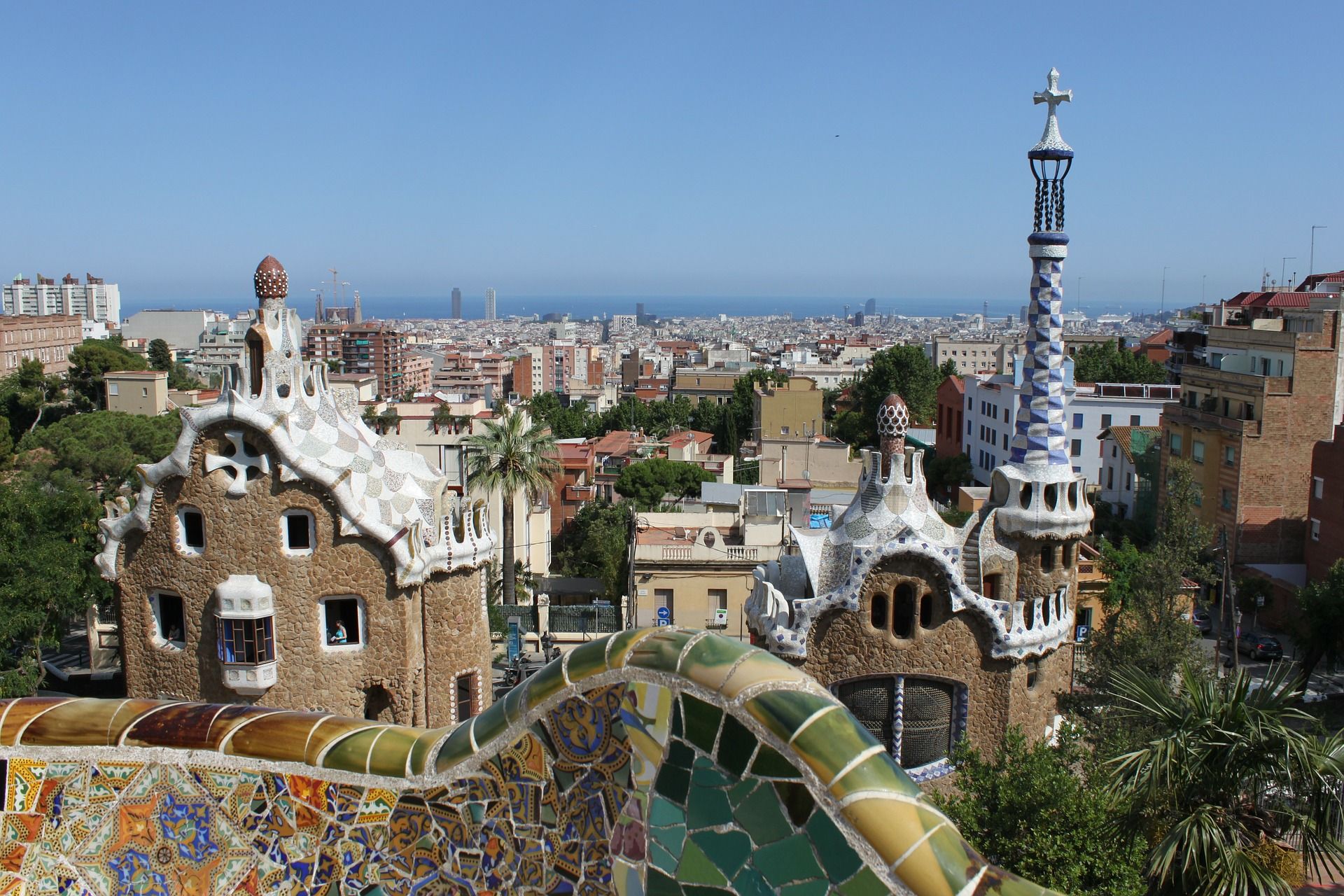 Parque Güell.
Foto: Pixabay. Parque Güell.
Foto: Pixabay.