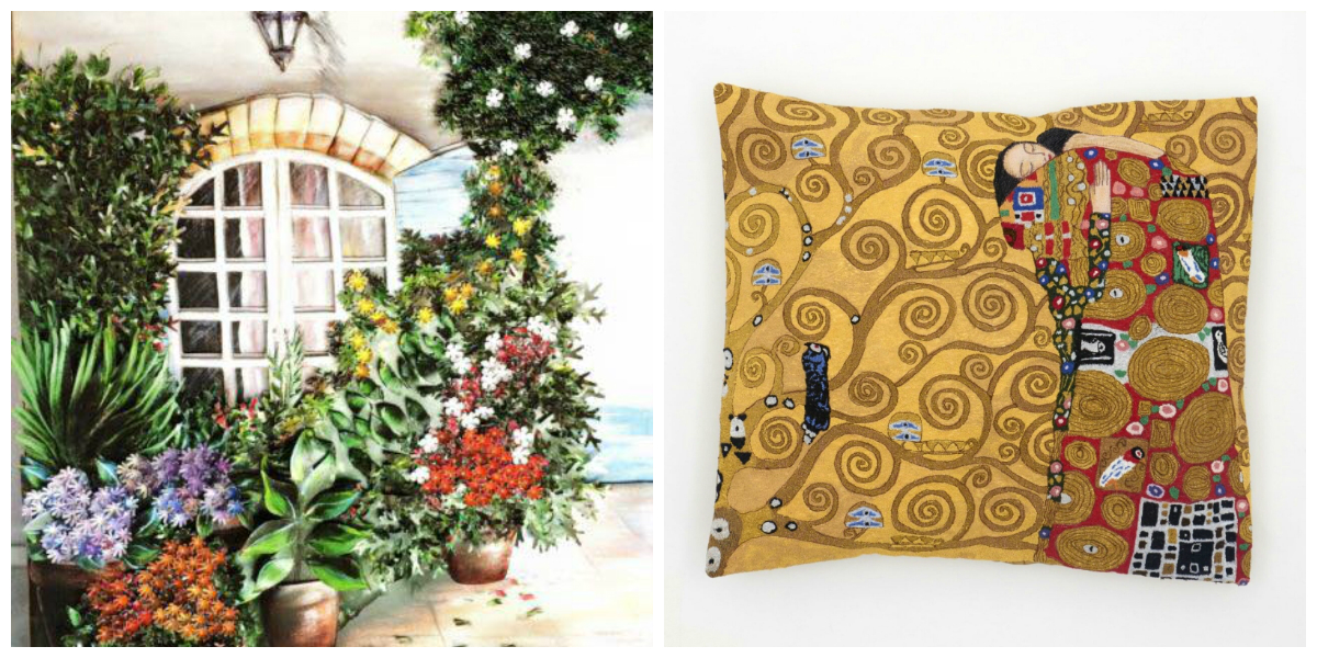 A cidade terá opções de eventos de decoração, arte e jardinagem. Fotos: Bazar Meraki/Divulgação (esq.) e Galeria Zilda Fraletti/Divulgação (dir.)