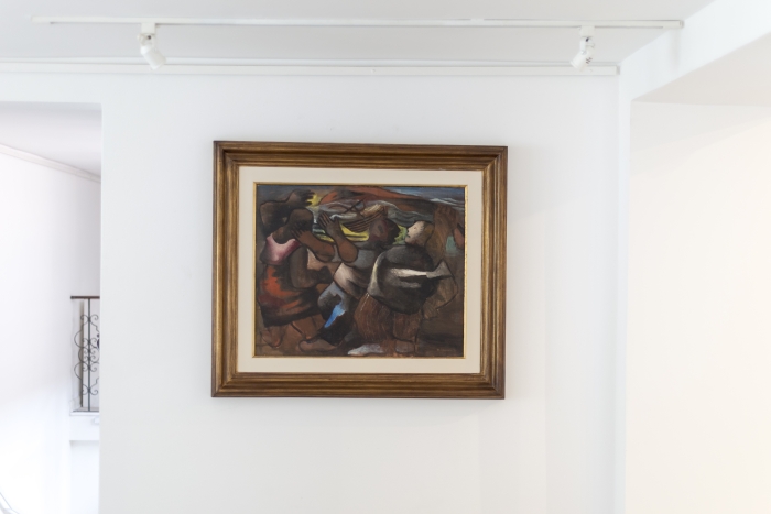 Tela de 1930 do pintor modernista Di Cavalcanti, encontrada na Galeria Simões de Assis. Fotos: Fernando Zequinão/Gazeta do Povo