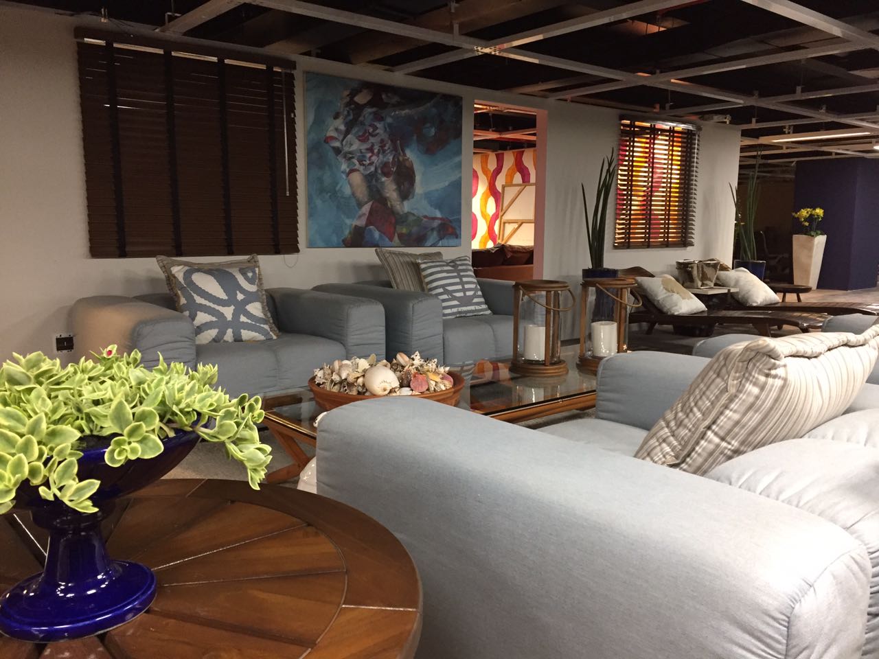 Um dos espaços da casa construída dentro do Park Shopping Barigui. Fotos: House Concept/Divulgação