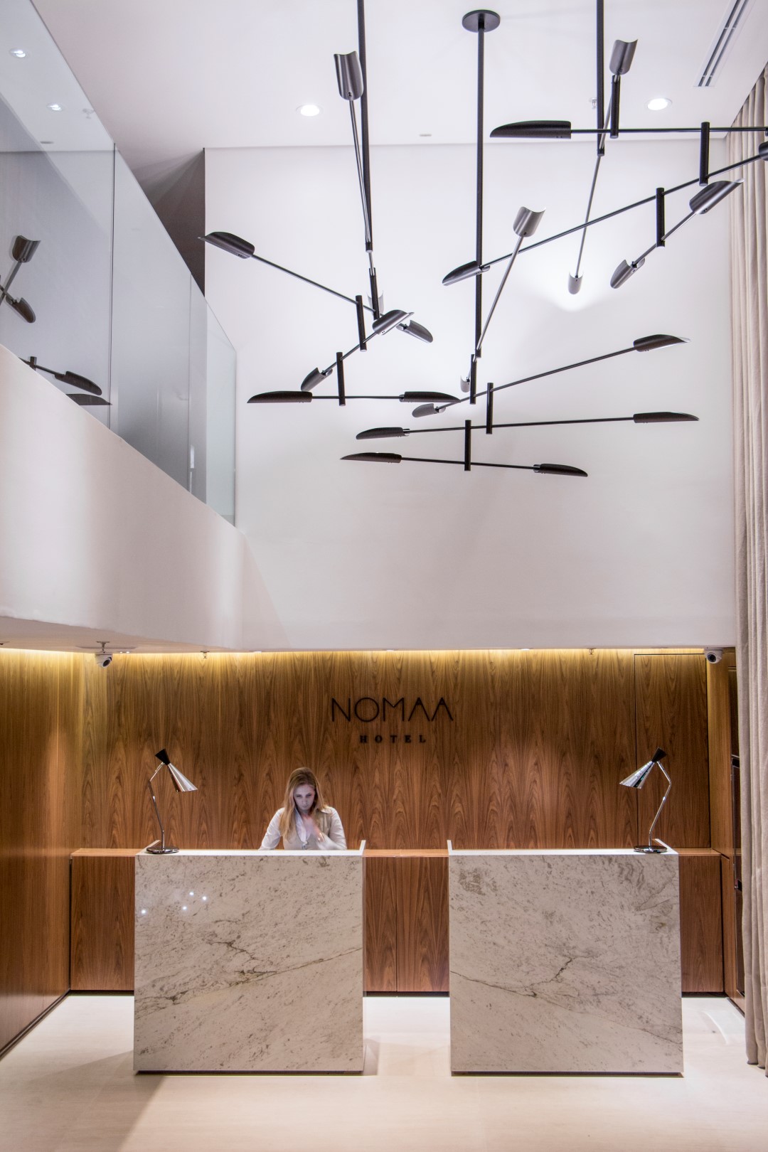 Recepção do Nomaa Hotel.
Foto: Divulgação Recepção do Nomaa Hotel.
Foto: Divulgação