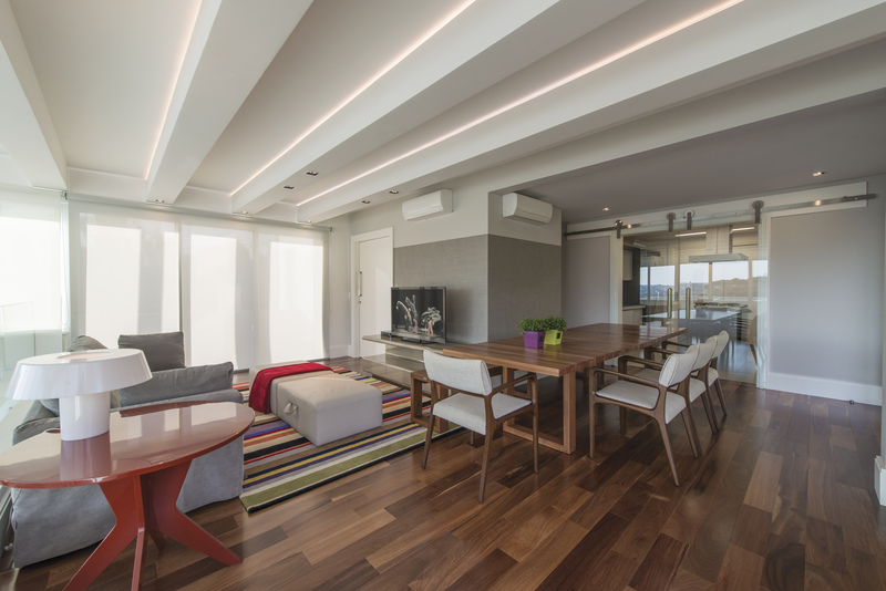 Com opções cheias de cores e padronagens diferentes, os tapetes têm o poder de transformar os ambientes e de dividir espaços. Foto: Ronald T. Pimentel