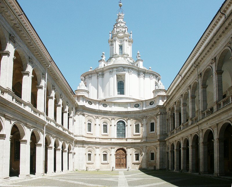 Igreja de Sant'Ivo alla Sapienza, em Roma, é uma obra de Francesco Borromini que teve a cúpula danificada em terremoto de 2016.
Foto: Reprodução Igreja de Sant'Ivo alla Sapienza, em Roma, é uma obra de Francesco Borromini que teve a cúpula danificada em terremoto de 2016.
Foto: Reprodução