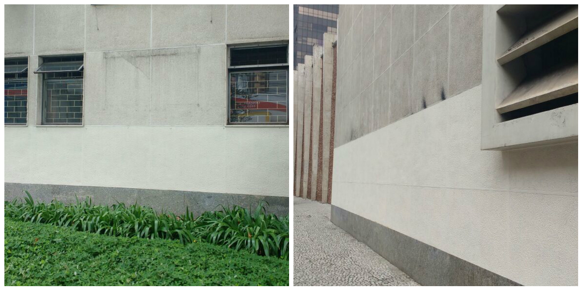 Teatro Guaíra recebe pintura que pode danificar sua arquitetura original Teatro Guaíra recebe pintura que pode danificar sua arquitetura original